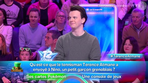 Cyprien, champion en date des "12 Coups de midi", sur TF1.