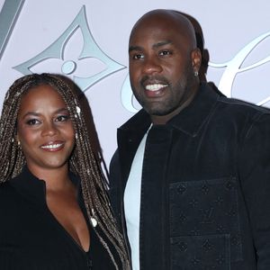 C'est un défi inédit qu'a accepté de relever Teddy Riner.

Luthna Plocus et Teddy Riner - Photocall du Défilé de Mode Louis Vuitton Homme, Mode Masculine prêt-à-porter Automne/Hiver dans le cadre de la Fashion Week de Paris, France. © Bertrand Rindoff / Bestimage