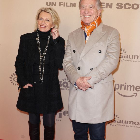 Sophie Davant et William Leymergie assistent à l'avant-première de " Ma Mere, Dieu et Sylvie Vartan " au Pathe Palace à Paris le 17 mars 2025, France. Photo par Jerome Domine/ABACAPRESS.COM