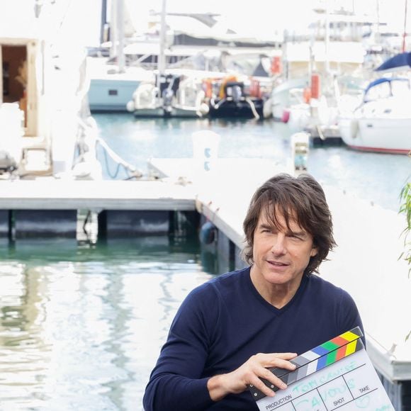 Exclusif - Tom Cruise sur le plateau de l'émission "C à vous" lors du 78ème Festival International du Film de Cannes (du 13 au 24 mai 2025), le 13 mai 2025. © Jack Tribeca/Bestimage