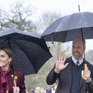 Le Prince William, le Prince de Galles, et Catherine, la Princesse de Galles, visitent Powys, à l'occasion de la fête de la Saint Davids. Photo par GOFF  / BESTIMAGE