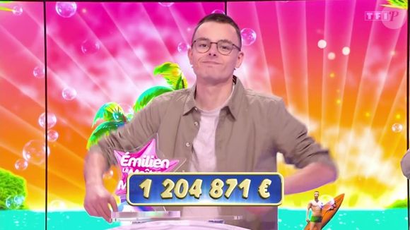 Emilien sur le plateau des "Douze coups de midi"