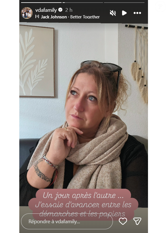 Cindy Van Der Auwera (Familles nombreuses) donne des nouvelles après l'incendie qui a ravagé sa résidence.