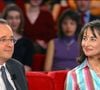 L'ancien chef de l'Etat et sa compagne se sont rencontrés sur les bancs de l'ENA.

François Hollande et Ségolène Royal lors de l'enregistrement de l'émission "Vivement Dimanche" de Michel Drucker. Le 26 mars 2003. © Jean-Jacques Datchary/ABACA. Paris-France