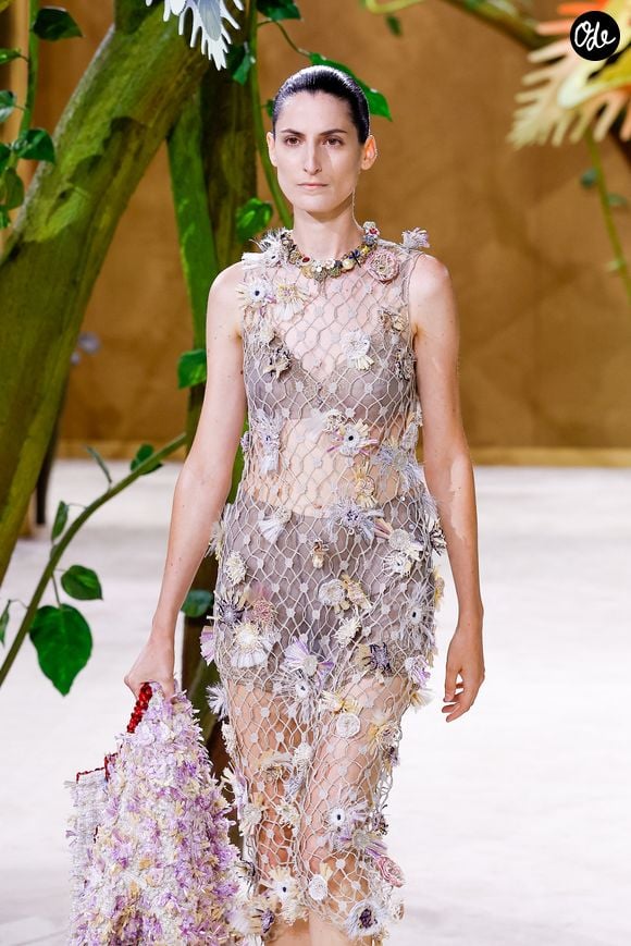 Défilé de mode Chanel Collection Haute Couture Automne/Hiver 2026-2027 lors de la Fashion Week de Paris (PFW) au Grand Palais, à Paris, France, le 7 juillet 2026. © Bestimage
