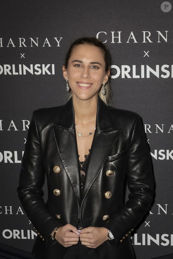 Sarah Saldmann lors de la soirée Charnay x Orlinski à l'occasion du lancement de leur collection capsule exclusive à L'Atelier Vendôme à Paris le 13 novembre 2025.

© Jack Tribeca / Bestimage