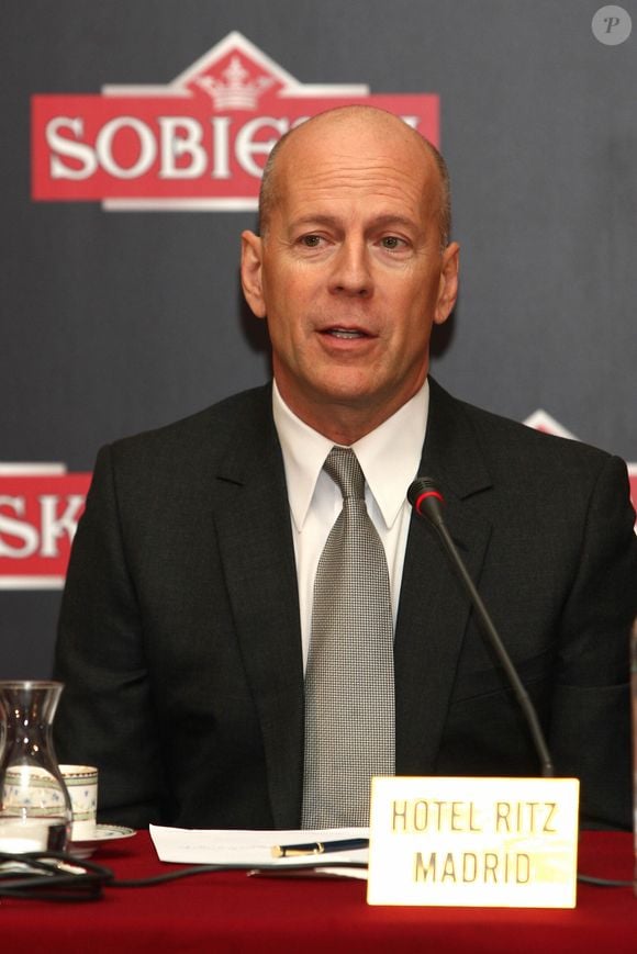 Bruce Willis au photocall et à la conférence de presse de la Vodka Sobieski à l'hôtel Ritz de Madrid. © KADENA PRESS / BESTIMAGE