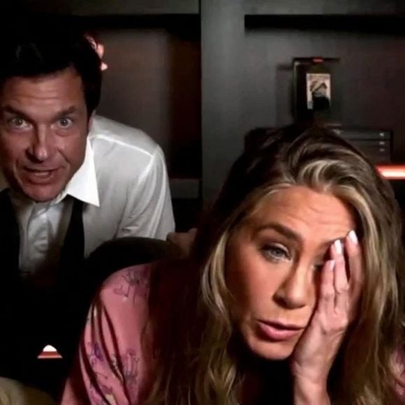 Les actrices de la série "Friends" Jennifer Aniston, Courteney Cox et Lisa Kudrow réunies chez Jennifer lors d'une visioconférence à l'occasion de la 72ème cérémonie des Emmy Awards 2020, le 20 septembre 2020. (ABC / BACKGRID UK via Bestimage).