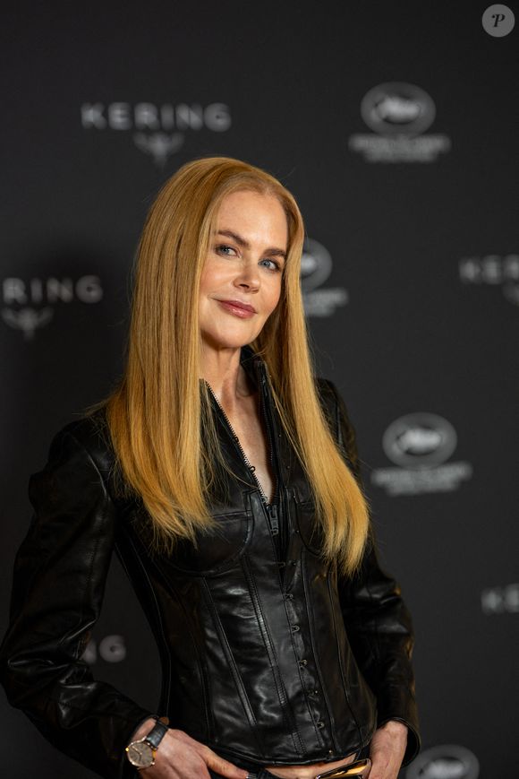 Nicole Kidman pose à son arrivée à la conférence Kering Women In Motion, dans le cadre du 78ème Festival de Cannes, au Palais des Festivals à Cannes, France, le 18 mai 2025. Photo by Ammar Abd Rabbo/ABACAPRESS.COM