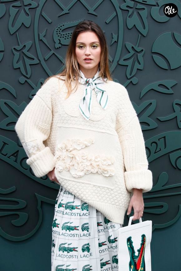 Paloma Le Friant lors du photocall du défilé Lacoste Collection Prêt-à-Porter Automne/Hiver 2025-2026 à l'occasion de la Fashion Week de Paris (PFW), le 9 mars 2025.

© Christophe Clovis / Bestimage