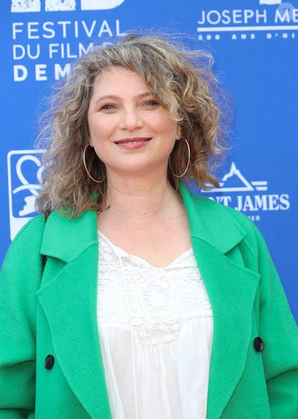 Cécile Bois au photocall du film "Le Signalement" lors de la 3ème édition du festival du film de Demain (30 mai - 2 juin 2024), à Vierzon, France, le 31 mai 2024. © Coadic Guirec/Bestimage