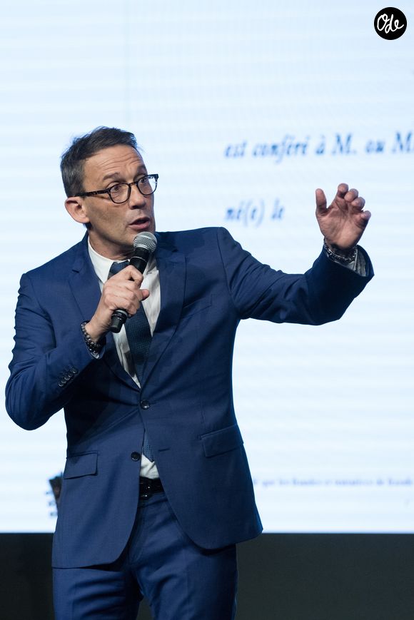 Julien Courbet lors du gala de la Chaine de l'espoir au théâtre de la Tour Eiffel à Paris, France, le 26 mars 2018. © Cyril Moreau/Bestimage