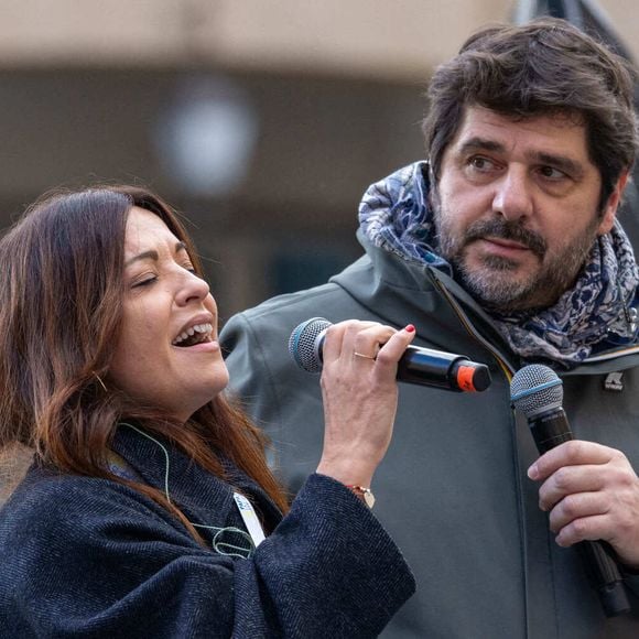 Les derniers préparatifs à Ajaccio à la veille de l'arrivée du Pape François. L'île de beauté se prépare à accueillir un Pape pour la première fois de son histoire !  Patrick Fiori, Alizée, Christophe Modoloni, Jean Charles Papi, Francine Massiani Ajaccio, Corse, France, le 14 décembre 2024.Shootpix/ABACAPRESS.COM