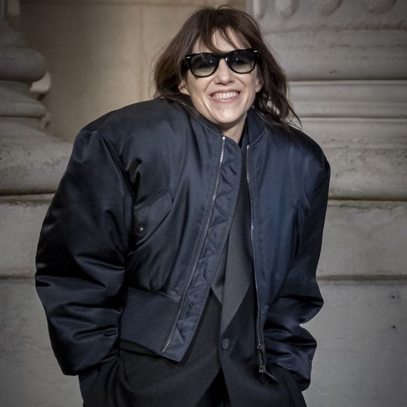 Charlotte Gainsbourg - Photocall du défilé Saint Laurent  "Collection Masculine Prêt-à-Porter Automne/Hiver 2025-2026" lors de la Fashion Week de Paris (PFW) le 28 janvier 2025 © Olivier Borde /Bestimage