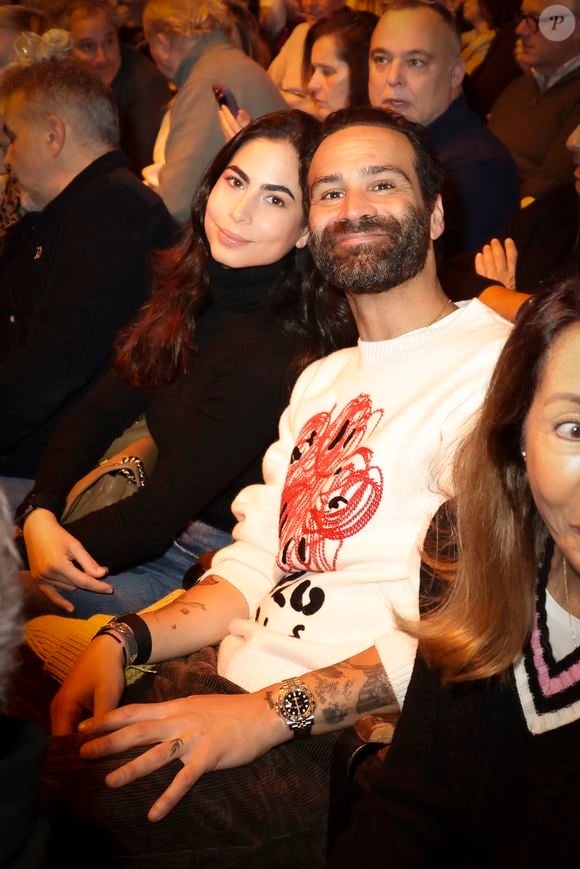 Exclusif - Ycare et sa femme Rina - Célébrités au concert de Dany Brillant à l'Olympia à Paris le 15 février 2026.

© Jack Tribeca/Bestimage