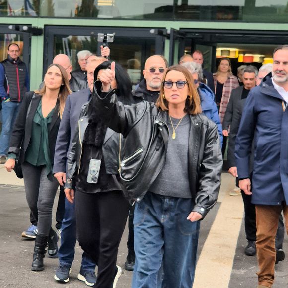 Laura Smet lors de l'inauguration de l’esplanade Johnny Hallyday au pied du Zénith d'Auvergne à Cournon-d'Auvergne, près de Clermont-Ferrand, France, le 14 octobre 2025. 

© Eternity/Bestimage