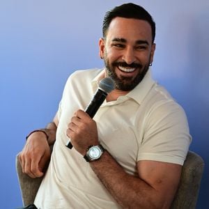 Une conférence sur le thème de la création de nouveaux horizons entre sport et divertissement avec Adil Rami, Sarah Ourahmoune, Allison Pineau et Inès Lagdiri-Nastasi au Loft Akili Mirari - Hôtel Five Seas à Cannes le mardi 19 mai 2026. © Romain Doucelin / Bestimage