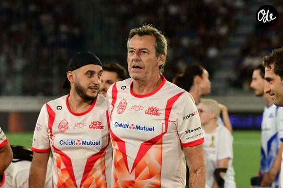 Jean-Luc Reichmann - Les célébrités participent au match caritatif "Charity All Stars" au profit des associations "Zoé4life" et "Princesse Margot" au stade de la Tuilière à Lausanne (Suisse), le 5 septembre 2026. Ce soir-là, 140.000 euros ont été récoltés au profit de ces oeuvres de charité. © Romain Doucelin / Bestimage # | 00768620