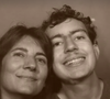 Mère et fils se sont prêtés au jeu du photomaton présent sur les lieux 

Estelle Denis et son fils Merlin à Toulon