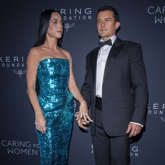 (G-R) Katy Perry et Orlando Bloom assistent au 3ème dîner annuel de Kering's Caring for Women à The Pool le 09 septembre 2024 à New York City.  ©Ron Adar/TheNEWS2 via ZUMA Press Wire/Bestimage