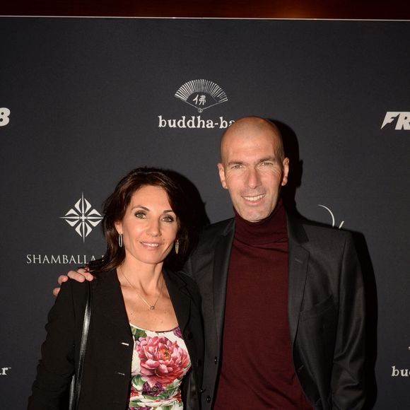 Zinedine Zidane et sa femme Véronique - A l'occasion des 20 ans de la victoire de l'équipe de France, les bleus 98 se sont rendus à un dîner organisé au Buddha Bar avec tous les joueurs et leur famille le 11 juin 2018. © Rachid Bellak/Bestimage