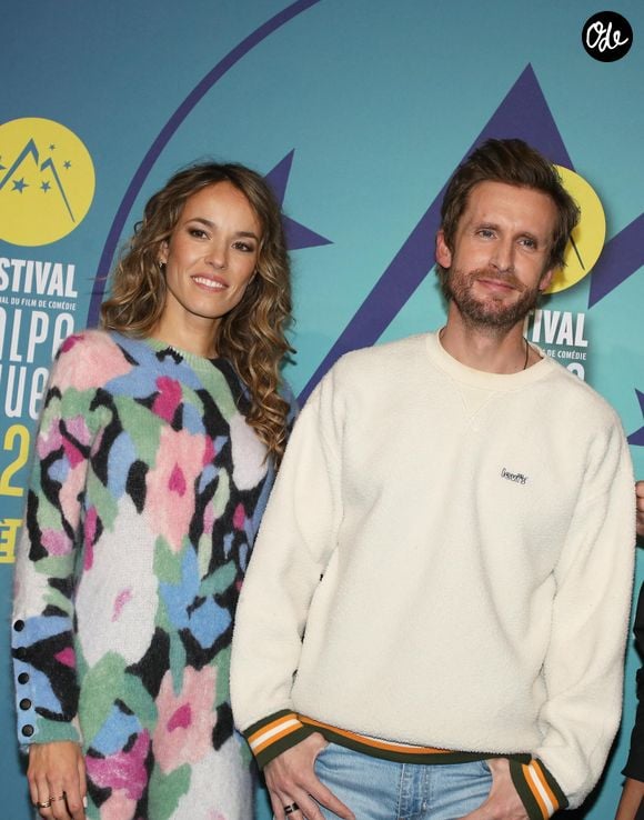 Élodie Fontan et Philippe Lacheau pour le film "Alibi.com 2" lors de la cérémonie d'ouverture du 26ème festival international du film de comédie de l'Alpe d'Huez le 16 janvier 2023. 

© Dominique Jacovides / Bestimage