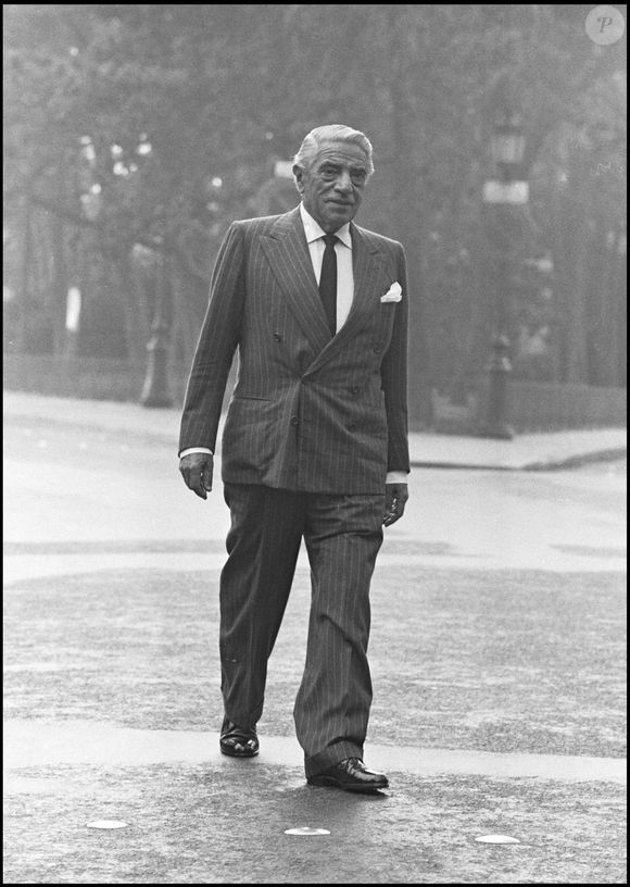 Archives - Aristote Onassis à Paris.
Crédit : AGENCE / BESTIMAGE