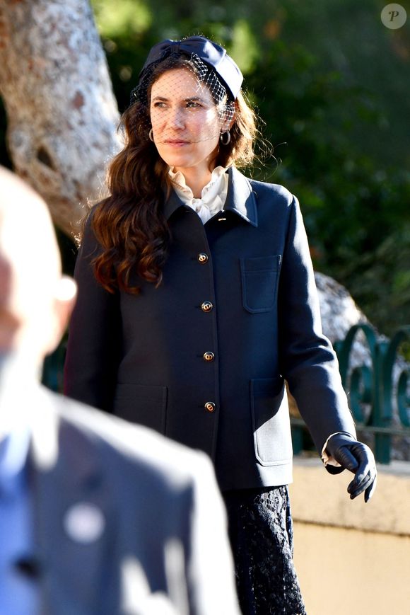 Tatiana Santo Domingo - Arrivées en la cathédrale de Monaco pour la messe d'action de grâce avec Te Deum lors de la la fête nationale de Monaco le 19 novembre 2021. © Bruno Bebert / Dominique Jacovides / Bestimage