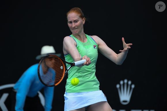 Van Uytvanck Alison (Belgique) lors de l'Open d'Australie de tennis à Melbourne, Australie, le 21 janvier 2020. © Chryslene Caillaud/Panoramic/Bestimage