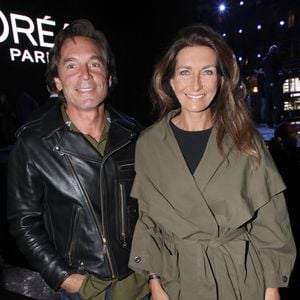 Anne-Claire Coudray et son mari Nicolas Vix - Célébrités au Défilé « L’Oréal Paris – Walk Your Worth », Collection Prêt-à-porter Printemps / Eté 2025 dans le cadre de la Fashion Week de Paris, France, le 23 Septembre 2024. 

© Bertrand Rindoff / Bestimage