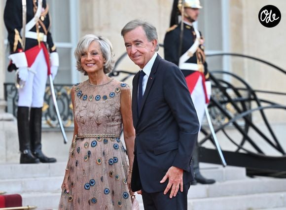 Hélène Mercier-Arnault et Bernard Arnault - Dîner d'état de l'Elysée pour le président sud-coréen Lee Jae Myung le 8 septembre 2026  © Christian Liewig/Bestimage