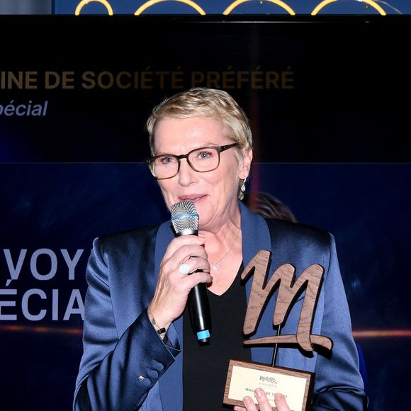 Exclusif - Elise Lucet , magazine de société préféré pour “Envoyé spécial” et émission d’investigation préférée pour “Cash investigation” lors de la soirée de remise de prix Molotov TV Awards 2024, première édition, pour récompenser les programmes télés préférés.

© Rachid Bellak / Bestimage