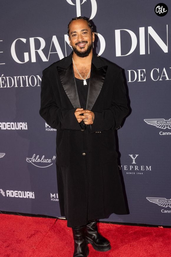 Slimane lors du Grand Dîner organisé dans le cadre de la 77e édition du Festival de Cannes, à l'occasion d'un gala en présence de l'artiste Slimane dans le cadre exceptionnel du Palais Bulles de Pierre Cardin à Théoule-sur-Mer, en France, le samedi 18 mai 2024. Photo de Chateau Cyril/Abaca