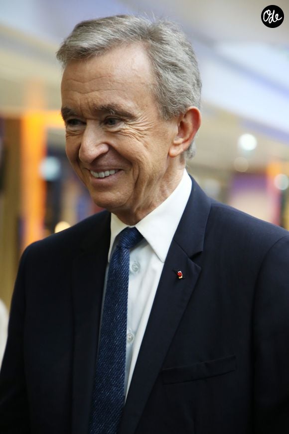 Bernard Arnault - Inauguration de "La maison des Startups LVMH" à la station F à Paris le 9 avril 2018. © Denis Guignebourg/Bestimage