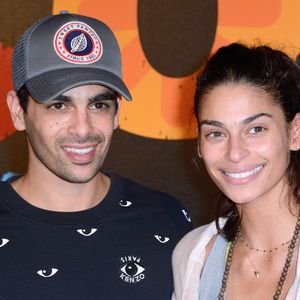 Christophe Licata et Tatiana Silva assistent à l'avant-première de Coco, un film d'animation de Disney-Pixar, qui s'est tenue au cinéma Grand Rex à Paris, en France, le 14 novembre 2017. Photo par Aurore Marechal/Abaca