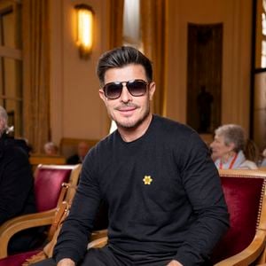 Vincent Niclo - Lancement de la 21ème édition de la campagne Une Jonquille Contre le Cancer à Paris, le 11 mars 2025. © Pierre Perusseau / Bestimage