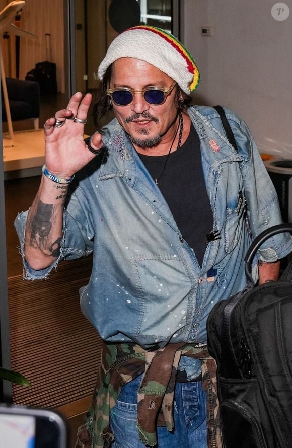 Johnny Depp à Milan.