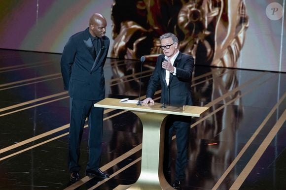 Jean-Pascal Zadi, Franck Dubosc - Cérémonie de la 50ème édition de la cérémonie des César à l'Olympia à Paris, France, le 28 février 2025 © Dominique Jacovides - Olivier Borde / Bestimage