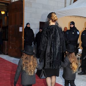 Atmosphère lors des funérailles de l'agent d'artistes canadien René Angelil, le mari de la chanteuse Céline Dion, qui ont eu lieu à la basilique Notre-Dame (où le couple s'est marié en 1994), à Montréal, au Canada, le 22 janvier 2016.  Photo by Robin Psaila-Papixs Press/ABACAPRESS.COM