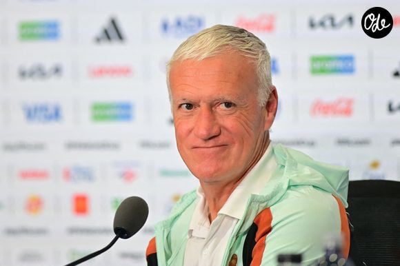Didier Deschamps, lors d'une conférence de presse tenue dans la salle de conférence du Philadelphia Stadium, à Philadelphie, le dimanche 21 juin 2026. 

Photo de Eduardo Carmim/Sport Press Photo via Zuma Press/ABACAPRESS.COM