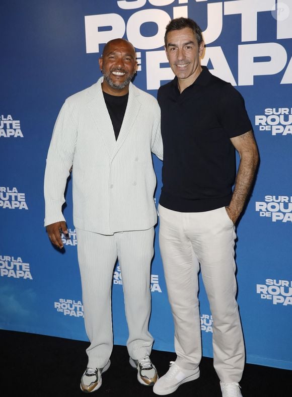 Olivier Dacourt, Robert Pirès - Avant-Première "Sur la Route de Papa" UGC Bercy à Paris le 16 juin 2025. © Marc Ausset-Lacroix/Bestimage