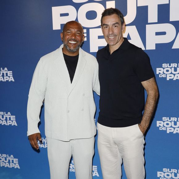 Olivier Dacourt, Robert Pirès - Avant-Première "Sur la Route de Papa" UGC Bercy à Paris le 16 juin 2025. © Marc Ausset-Lacroix/Bestimage