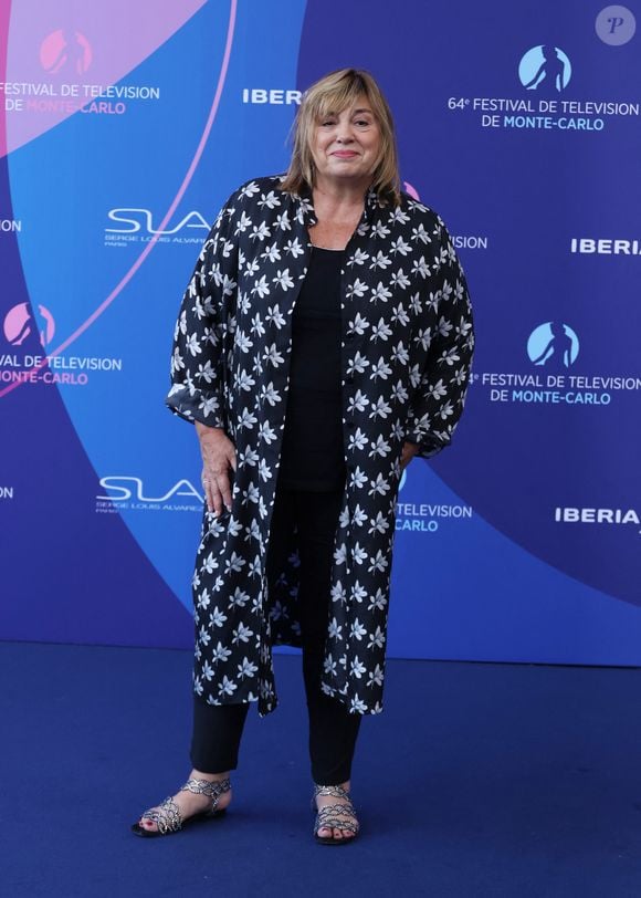 Michele Bernier - Cérémonie d'ouverture du 64ème Festival de Télévision de Monte Carlo au Grimaldi Forum de Monaco le 13 juin 2025.
© Denis Guignebourg / Bestimage