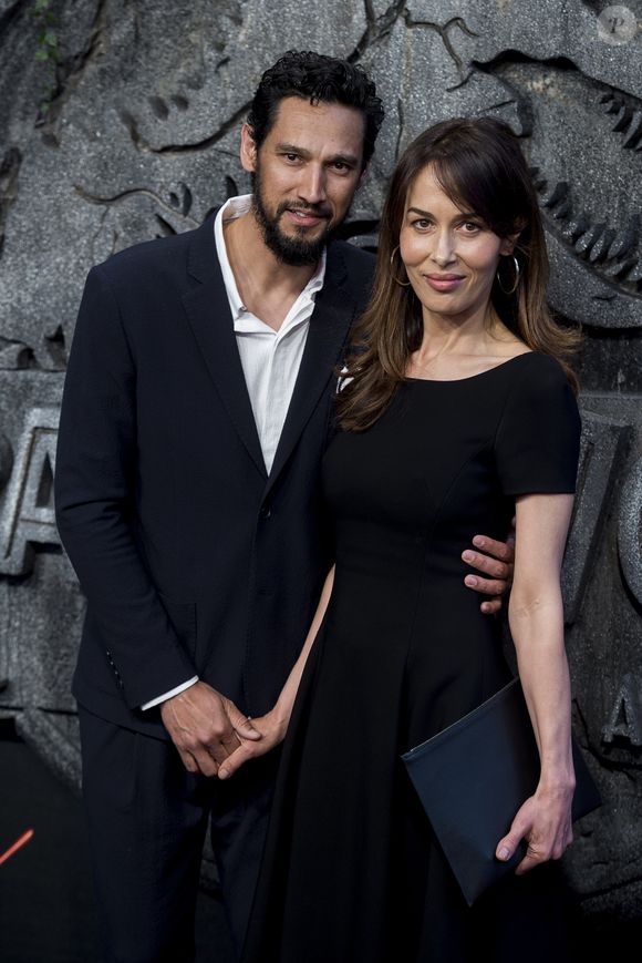 Dolores Chaplin et son compagnon Stany Coppet - Avant-première du film "Jurassic World : Fallen Kingdom" au Wizink Center de Madrid, Espagne, le 21 mai 2018.