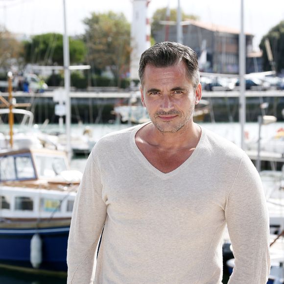 Olivier Minne présent au 15ème Festival de la Fiction TV à La Rochelle, dans l'ouest de la France, le 13 septembre 2013. Photo par Patrick Bernard/ABACAPRESS.COM