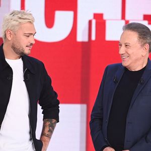 Exclusif - Jeff Panacloc et Michel Drucker - Enregistrement de l'émission Vivement dimanche au studio Rive Gauche, présentée par M.Drucker, diffusée le 07 septembre 2025 sur France 3.  © Guillaume Gaffiot / Bestimage