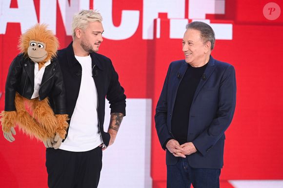 Exclusif - Jeff Panacloc et Michel Drucker - Enregistrement de l'émission Vivement dimanche au studio Rive Gauche, présentée par M.Drucker, diffusée le 07 septembre 2025 sur France 3.  © Guillaume Gaffiot / Bestimage