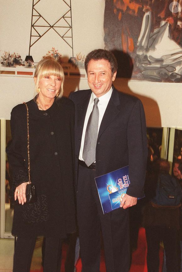 Dany Saval et Michel Drucker. Photo par Max Colin/ABACAPRESS.COM