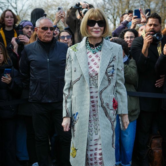 Anna Wintour au Tod’s fashion show pendant la Fashion Week de Milan le 28 février 2025 © Lucia Sabatelli/Bestimage