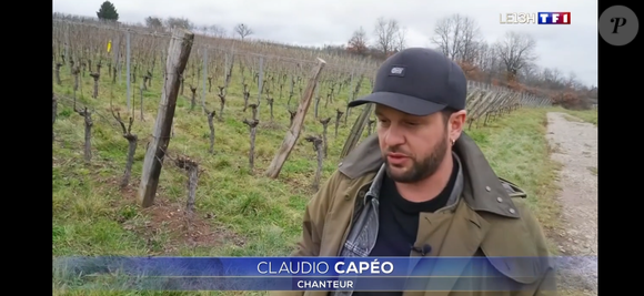 Claudio Capéo sur ses terres en Alsace. Reportage diffusé dans le JT de 13 heures de TF1 le 23 décembre 2025.